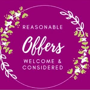 All reasonable offers are accepted and considered!